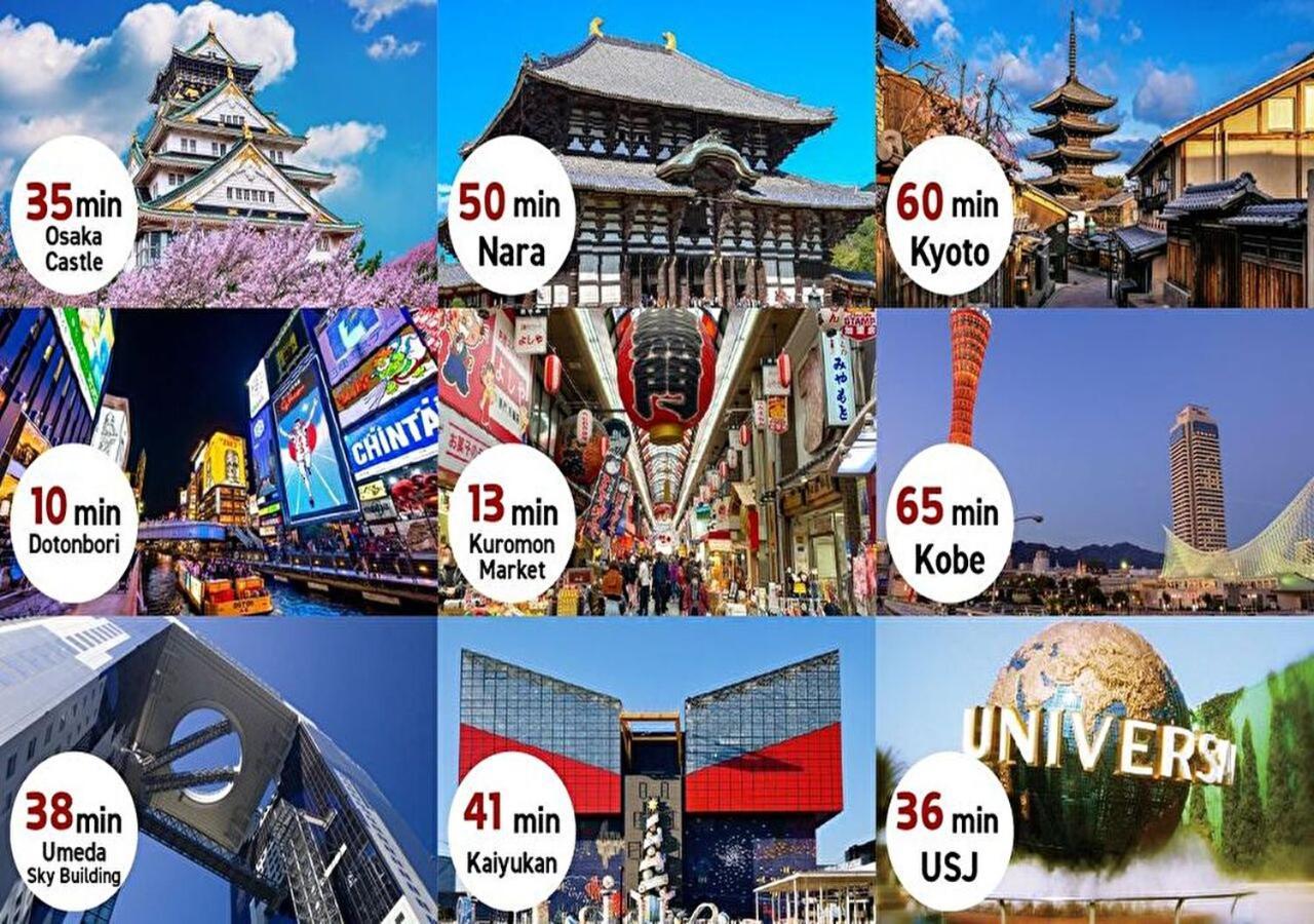 Doutonbori Crystal Exe Hotell Osaka Exteriör bild