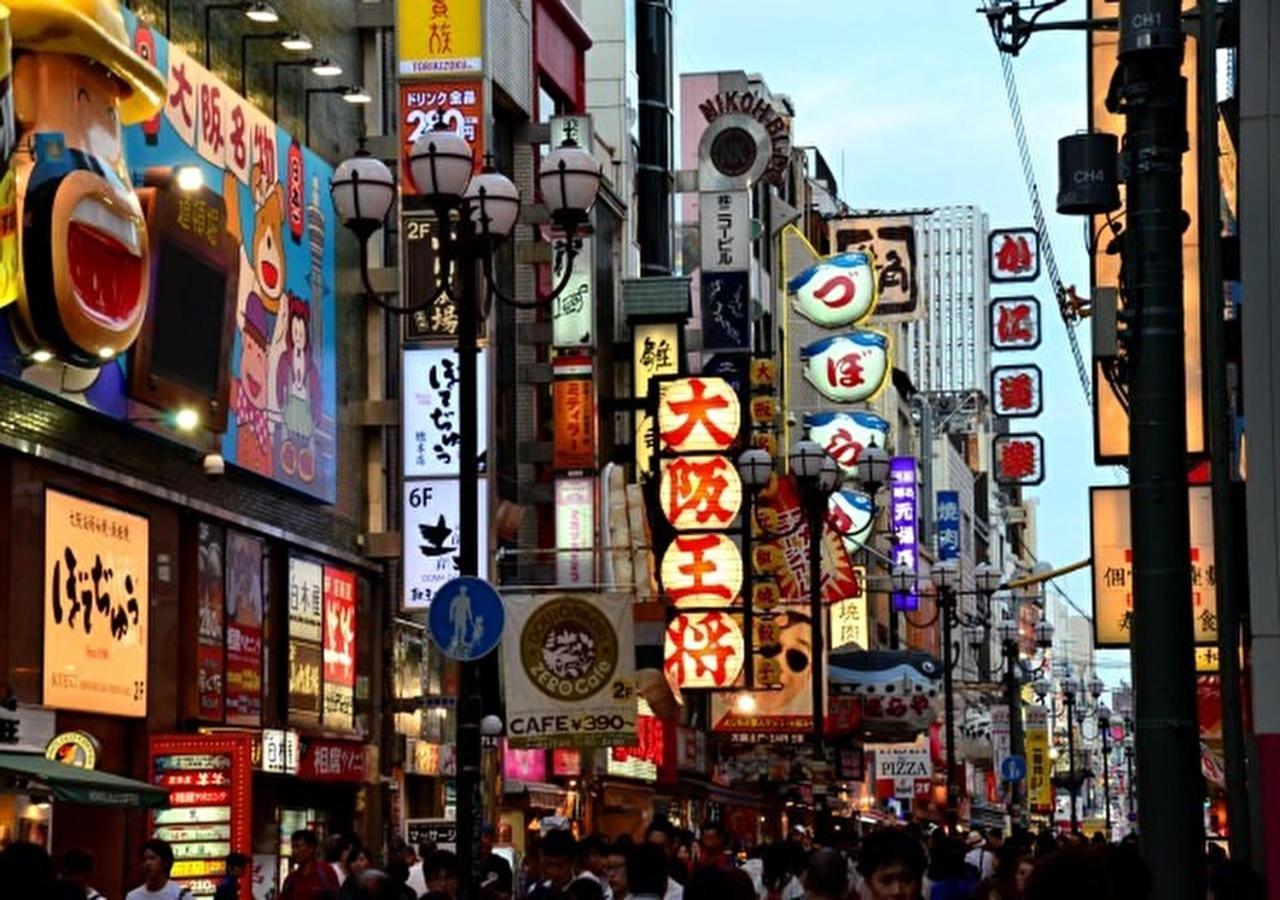 Doutonbori Crystal Exe Hotell Osaka Exteriör bild
